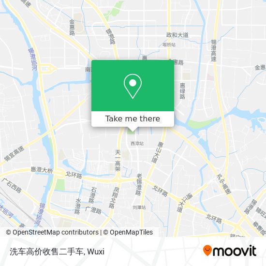 洗车高价收售二手车 map
