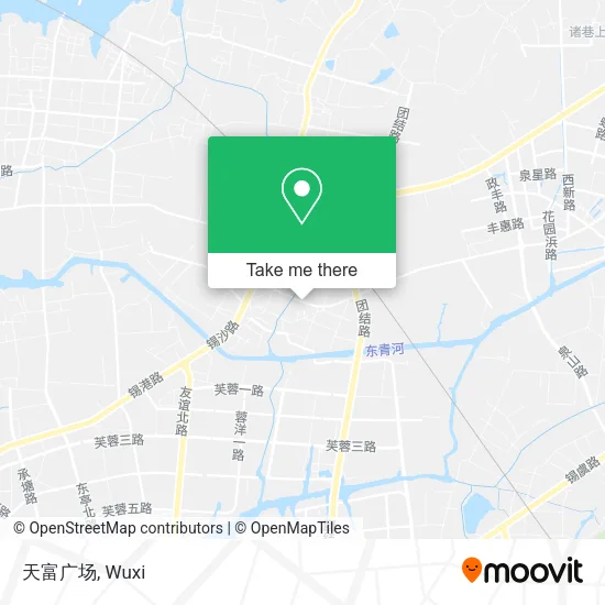 天富广场 map