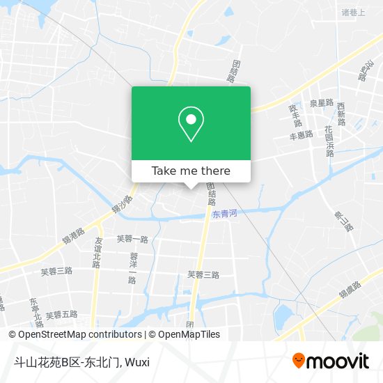斗山花苑B区-东北门 map
