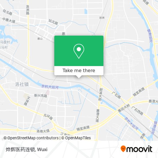 烨辉医药连锁 map