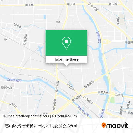 惠山区洛社镇杨西园村村民委员会 map