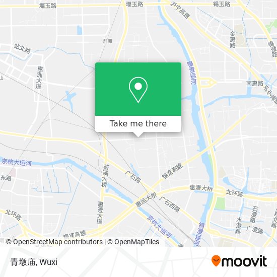 青墩庙 map