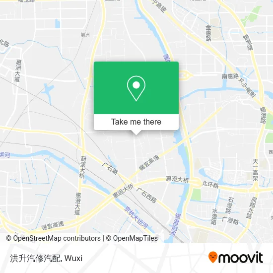 洪升汽修汽配 map