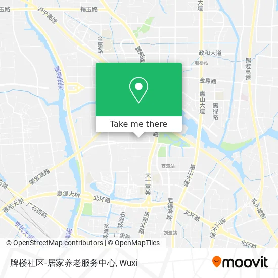 牌楼社区-居家养老服务中心 map