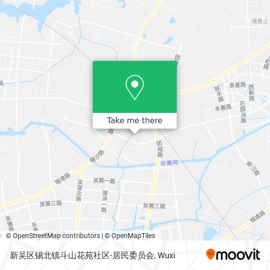 新吴区锡北镇斗山花苑社区-居民委员会 map