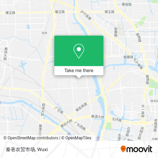秦巷农贸市场 map