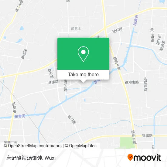 唐记酸辣汤馄饨 map