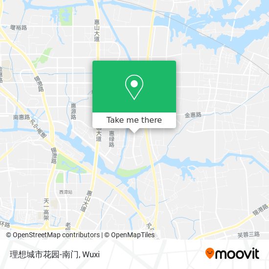 理想城市花园-南门 map