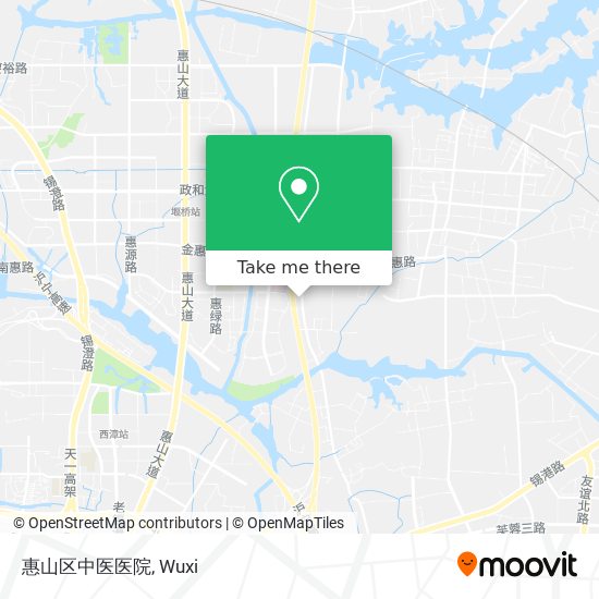 惠山区中医医院 map
