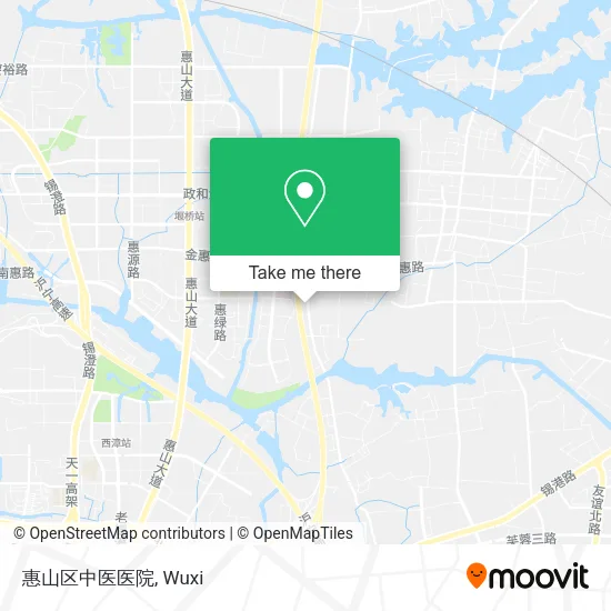 惠山区中医医院 map