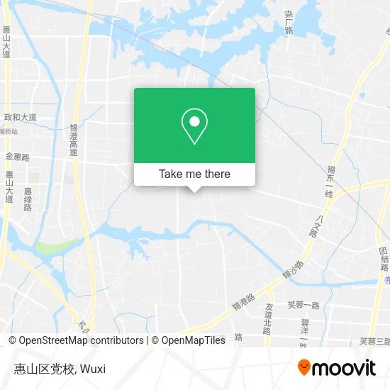 惠山区党校 map