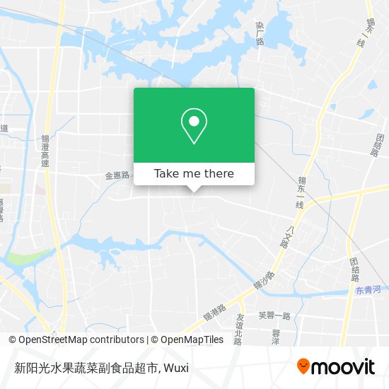 新阳光水果蔬菜副食品超市 map
