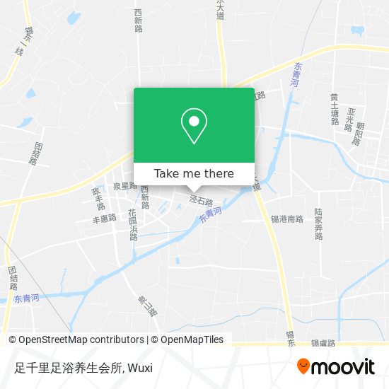 足千里足浴养生会所 map