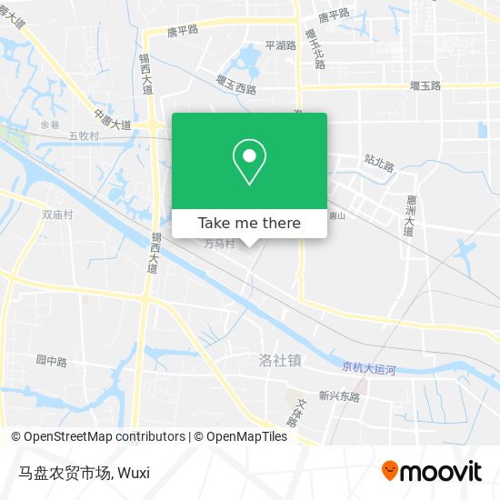马盘农贸市场 map