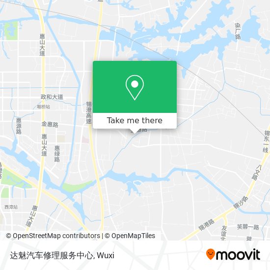 达魅汽车修理服务中心 map