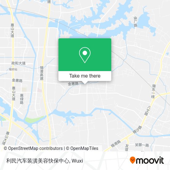利民汽车装潢美容快保中心 map