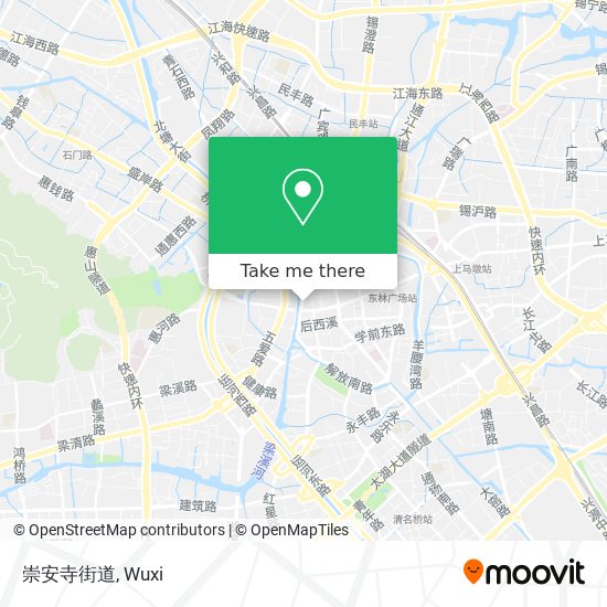 崇安寺街道 map