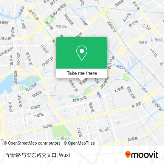 华新路与梁东路交叉口 map