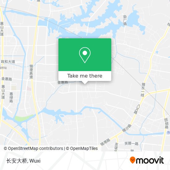 长安大桥 map