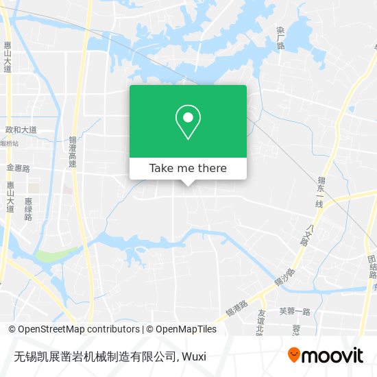 无锡凯展凿岩机械制造有限公司 map