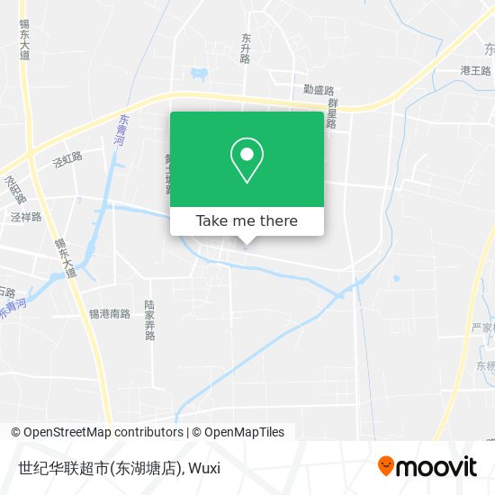 世纪华联超市(东湖塘店) map