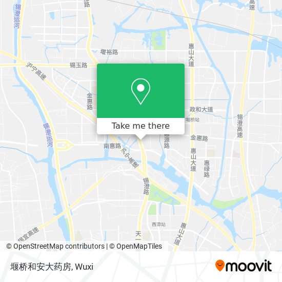堰桥和安大药房 map