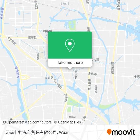 无锡申豹汽车贸易有限公司 map