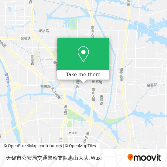无锡市公安局交通警察支队惠山大队 map
