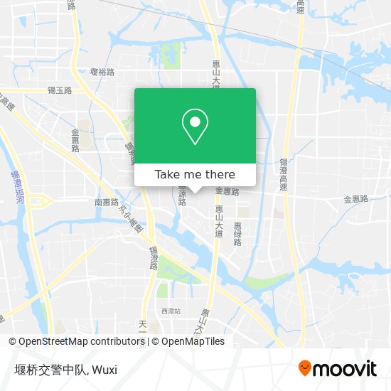 堰桥交警中队 map