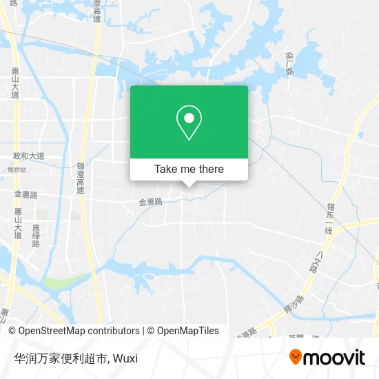 华润万家便利超市 map