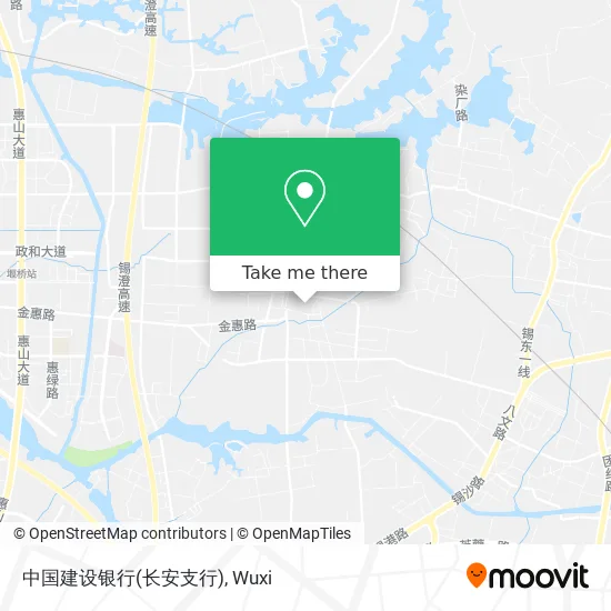 中国建设银行(长安支行) map