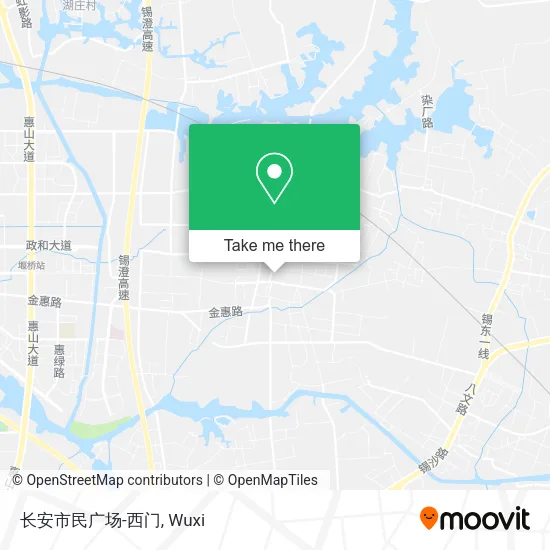 长安市民广场-西门 map