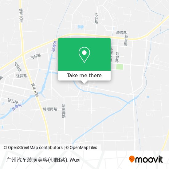 广州汽车装潢美容(朝阳路) map