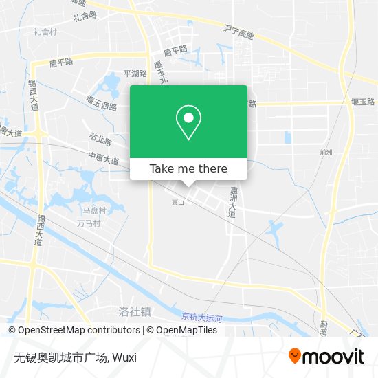 无锡奥凯城市广场 map