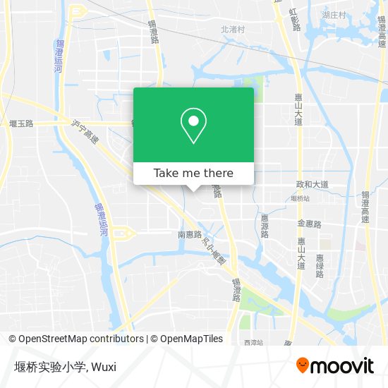 堰桥实验小学 map