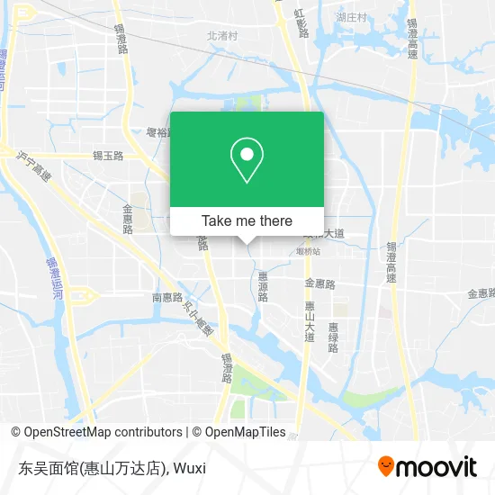 东吴面馆(惠山万达店) map