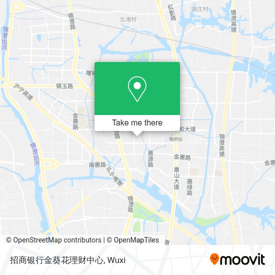招商银行金葵花理财中心 map