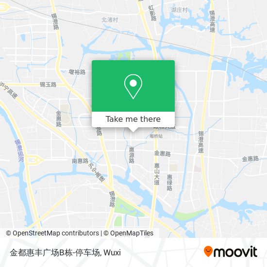 金都惠丰广场B栋-停车场 map