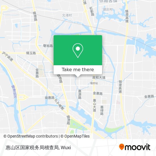 惠山区国家税务局稽查局 map