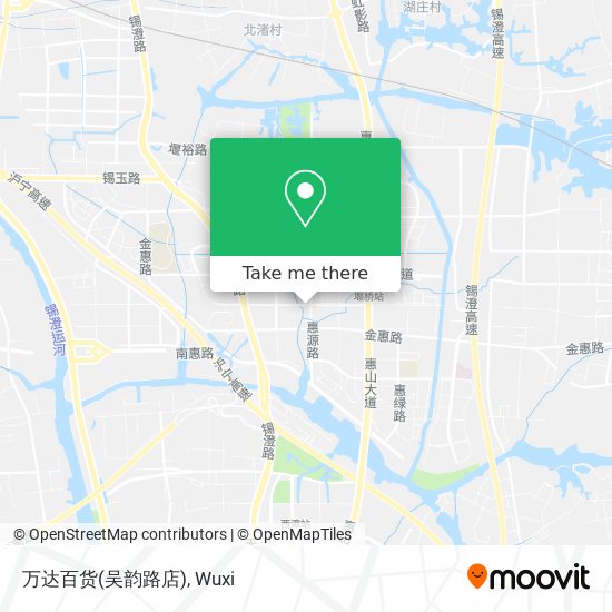 万达百货(吴韵路店) map