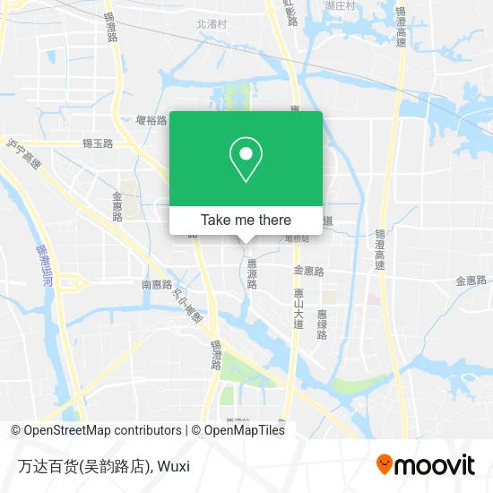 万达百货(吴韵路店) map