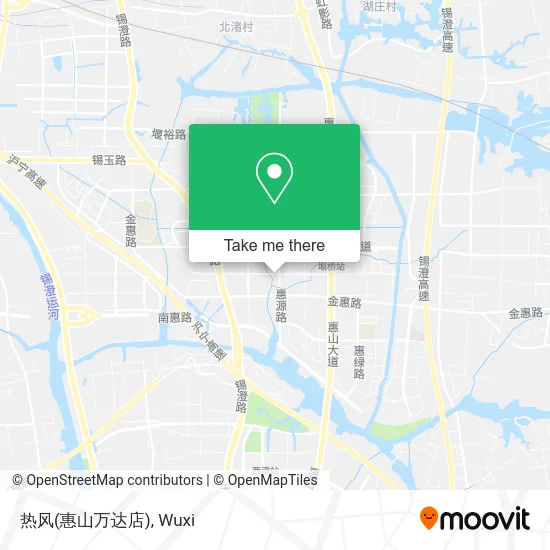 热风(惠山万达店) map