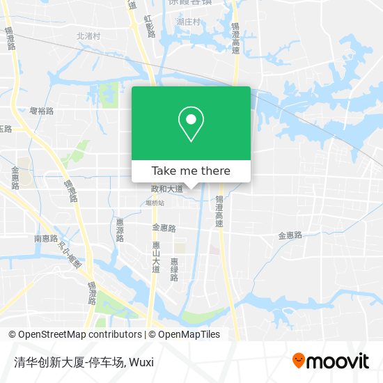 清华创新大厦-停车场 map