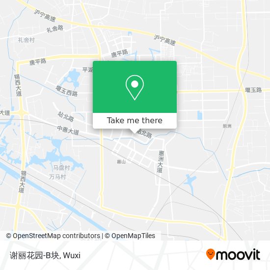 谢丽花园-B块 map