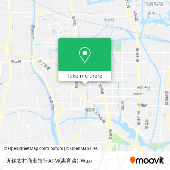无锡农村商业银行ATM(惠育路) map