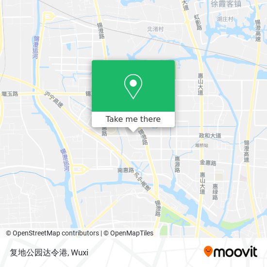 复地公园达令港 map