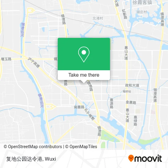 复地公园达令港 map