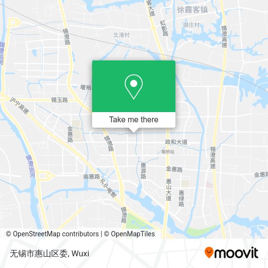 无锡市惠山区委 map