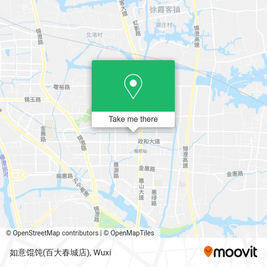如意馄饨(百大春城店) map