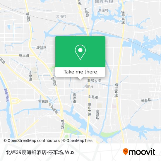 北纬39度海鲜酒店-停车场 map